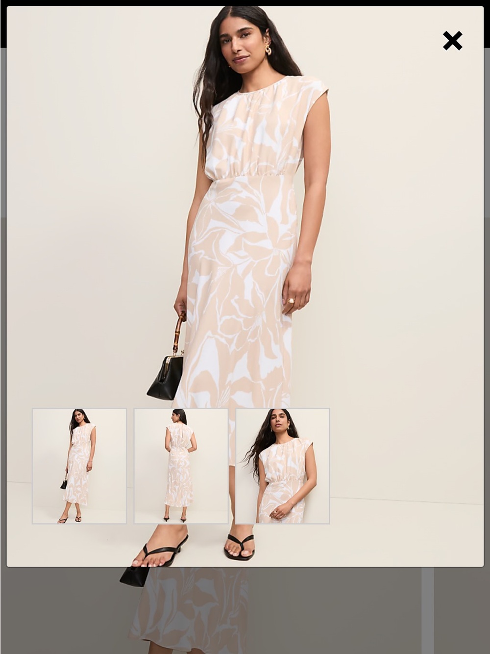 Ann Taylor Floral Midi Dress - Picture 4 of 4